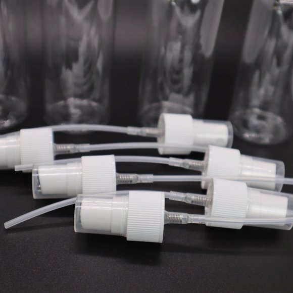 6 pack spray bottles, 4 oz. 100ml clear empty fine mist plastic bottles new - Picture 3 of 4